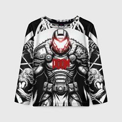 Лонгслив детский Doom dark ages doom guy, цвет: 3D-принт