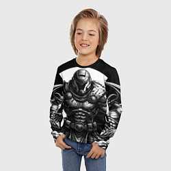 Лонгслив детский Doom gue dark ages, цвет: 3D-принт — фото 2