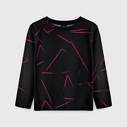 Лонгслив детский Color pink line, цвет: 3D-принт
