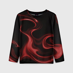 Лонгслив детский Color red, цвет: 3D-принт
