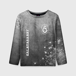 Лонгслив детский Galatasaray - grey gradient вертикально, цвет: 3D-принт