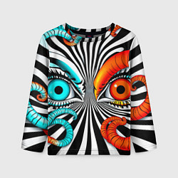 Детский лонгслив Глаз и щупальца