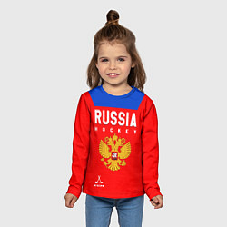 Лонгслив детский Сборная России по Хоккею, цвет: 3D-принт — фото 2