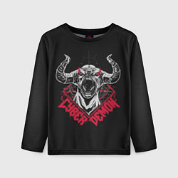 Детский лонгслив Cyber demon doom