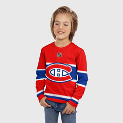 Лонгслив детский Montreal Canadiens - NHL team, цвет: 3D-принт — фото 2