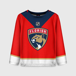Лонгслив детский Florida Panthers - NHL team, цвет: 3D-принт
