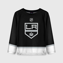 Лонгслив детский Los Angeles Kings - black, цвет: 3D-принт