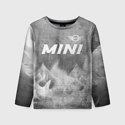 Детский лонгслив Mini - grey gradient посередине