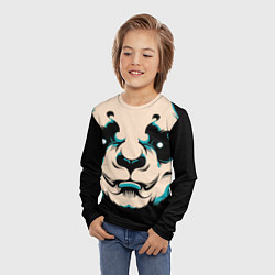 Лонгслив детский Взгляд панды, цвет: 3D-принт — фото 2