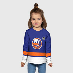 Лонгслив детский Нью Йорк Айлендерс хоккей, цвет: 3D-принт — фото 2