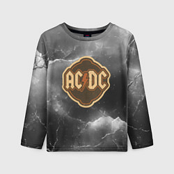 Детский лонгслив ACDC ретро логотип