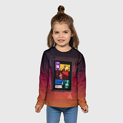 Лонгслив детский Lazarus Art, цвет: 3D-принт — фото 2