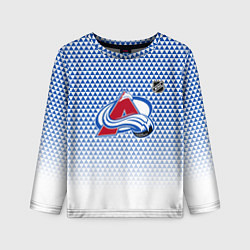 Лонгслив детский Колорадо Эвеланш - геометрический градиент, цвет: 3D-принт