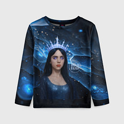 Лонгслив детский Билли Айлиш в стиле снежной королевы, цвет: 3D-принт