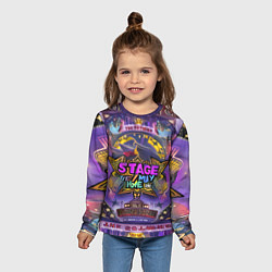 Лонгслив детский Stage, цвет: 3D-принт — фото 2