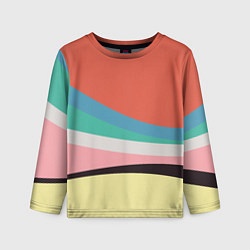 Лонгслив детский Спектр июнь, цвет: 3D-принт