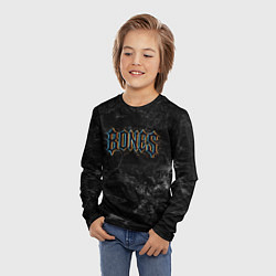 Лонгслив детский Bones логотип, цвет: 3D-принт — фото 2