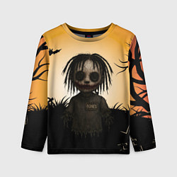 Лонгслив детский Bones кукла Вуду, цвет: 3D-принт