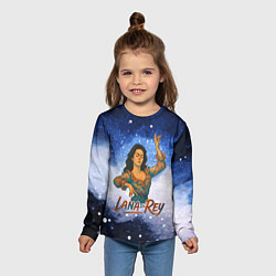 Лонгслив детский Lana Del Rey танцует, цвет: 3D-принт — фото 2