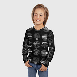 Лонгслив детский Easter holidays, цвет: 3D-принт — фото 2