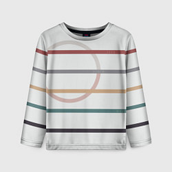 Детский лонгслив Stripes and circle