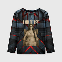 Детский лонгслив Lana Del Rey в греческом стиле на троне