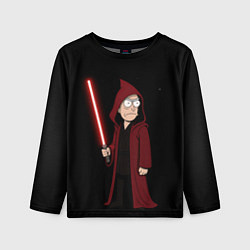 Детский лонгслив Рик - тёмная сторона силы