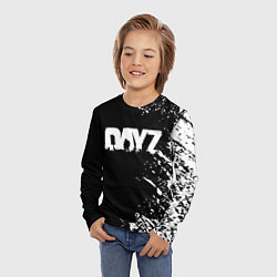 Лонгслив детский Dayz брызги красок, цвет: 3D-принт — фото 2
