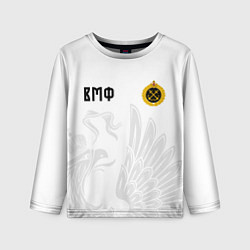 Лонгслив детский ВМФ России с эмблемой войск, цвет: 3D-принт