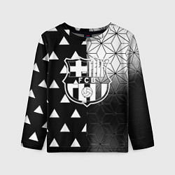 Лонгслив детский Barcelona geometry black, цвет: 3D-принт