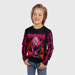 Лонгслив детский Дандадан, Окарун, цвет: 3D-принт — фото 2