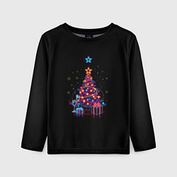 Лонгслив детский Christmas gifts, цвет: 3D-принт