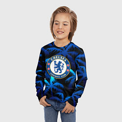 Лонгслив детский Chelsea тропики, цвет: 3D-принт — фото 2