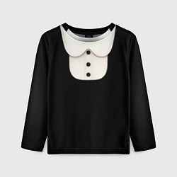 Лонгслив детский Девочка Уэнздей Аддамс, цвет: 3D-принт