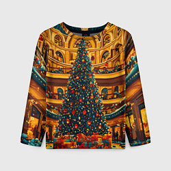 Детский лонгслив Московская новогодняя елка