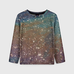 Лонгслив детский Мокрый маслянный асфальт, цвет: 3D-принт
