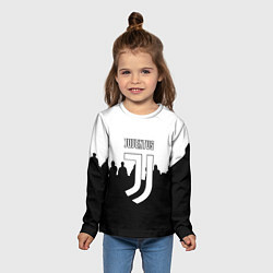 Лонгслив детский Ювентус команды, цвет: 3D-принт — фото 2