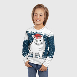 Лонгслив детский Кот Бендер - 2026, цвет: 3D-принт — фото 2