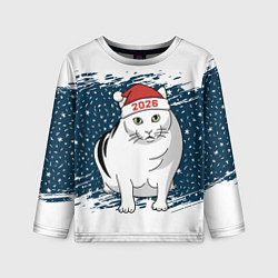 Лонгслив детский Кот Бендер - 2026, цвет: 3D-принт