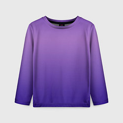 Детский лонгслив The color is purple