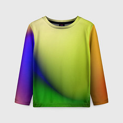 Лонгслив детский The color is multicolored, цвет: 3D-принт