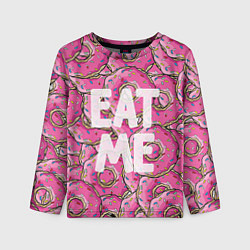 Лонгслив детский Eat me, Homer, цвет: 3D-принт
