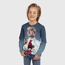 Лонгслив детский Eminem Fire, цвет: 3D-принт — фото 2