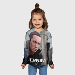 Лонгслив детский Eminem: It's Rap, цвет: 3D-принт — фото 2