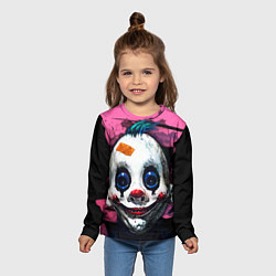 Лонгслив детский Клоун, цвет: 3D-принт — фото 2