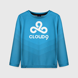 Лонгслив детский Cloud 9, цвет: 3D-принт