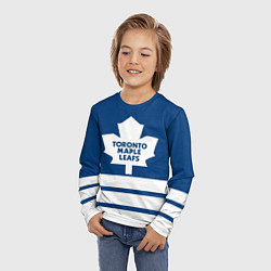 Лонгслив детский Toronto Maple Leafs, цвет: 3D-принт — фото 2