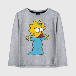 Детский лонгслив Maggie Simpson