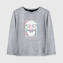 Лонгслив хлопковый детский F society, цвет: меланж