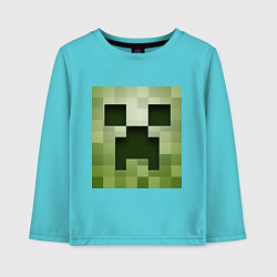 Детский лонгслив Мinecraft creeper